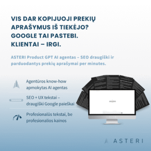 Product GPT prekių aprašymų AI agentas